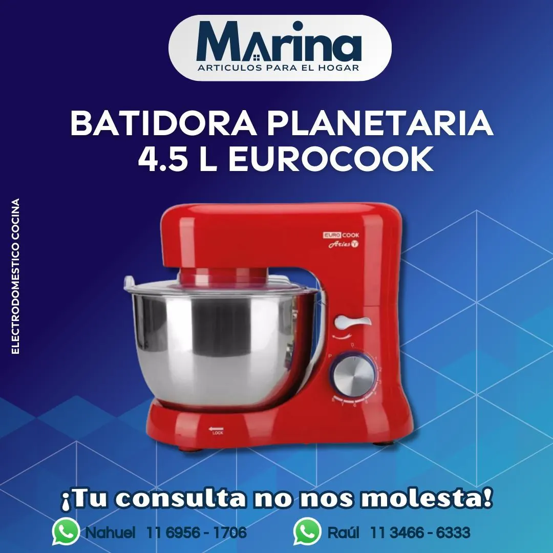 Batidora Planetaria 4.5 L Eurocook